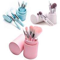 Newest 8pcs makeup brush set 3 color cosmetic brush kit select customize private label brush