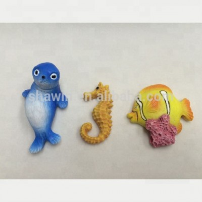 Lovely Handmade Resin Marine Animal 3D Fridge Magnets for Fridge Decoration