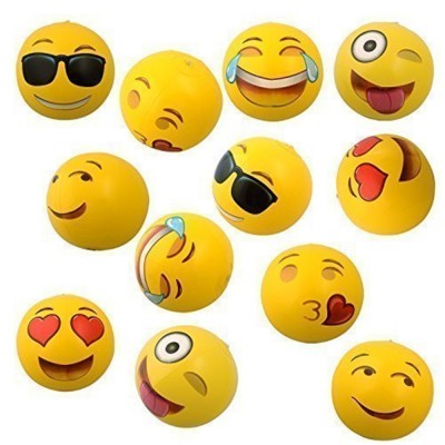 Emoji Universe: 12" Emoji Inflatable Beach Balls Inflatable Pool Toys