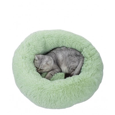 Best Selling 40 cm Luxurious  Animal Shaped Pet Sleeping Beds Round Plush Dog Bed Pet Products