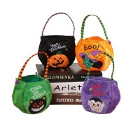 Halloween Treat Custom Pumpkin Gift Bags Halloween Candy Bags Halloween Pumpkin Gift Tote Candy Bag